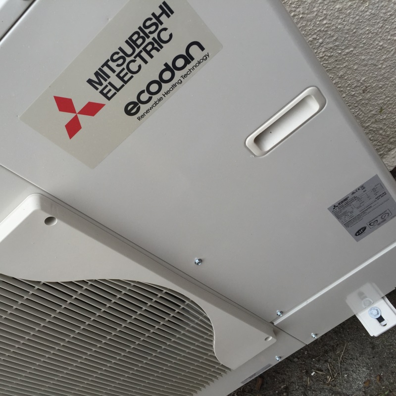 A Mitsubishi Heatpump We Installed for a Client